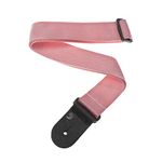 D'Addario Accessories Guitar Strap - Guitar Accessories - Electric Guitar Strap, Acoustic Guitar Strap, Acoustic Electric Guitar Strap & Bass Guitar Strap - Polypropylene - Pink