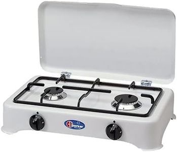 FORNELLO A GAS METANO A 2 FUOCHI PARKER MOD. 5326 MT 2F MADE IN ITALY