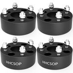 HHCSOP 4x4 Golf Cart Wheel Spacers, 2 inch ATV Wheel Adapters for EZ GO EZGO Club Car, 4PCS 4x101.6mm Wheel Spacer Hub Bore 62mm with 1/2" Studs