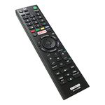 Sony TV Replacement Remote – Works For Most Sony Televisions (LED,LCD,Plasma) – Ideal TV Replacement Remote Control With Same Functions As The Original Sony Remote - Black-NANDEYIBI