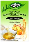 Dalgety Instant Ginseng and Ginger Herbal Infusion 122g Cartons 100% Natural, Caffeine Free Tea – Our Delicious Tea helps build your Immune System and Boosts Energy (6 Pack)