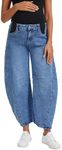 OVRUNS Women's Maternity Baggy Jean