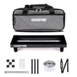 Ghost Fire Guitar Pedal Board Aluminum Alloy 0.8lb Super light Effect Pedalboard13.7''x5.5'' with Carry Bag,SPL-01