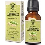 Natural Planet Lemongrass Essential Oil 15ML Natural 100% Pure & Undiluted Therapeutic Grade Pure, Cruelty Free