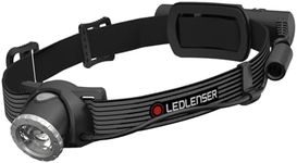 Ledlenser H8R SE - Powerful Rechargeable LED Headtorch, Water Resistant IPX4 700lm of Light Output Plus Rear Safety Red LED Light, Includes USB Cable, Rechargeable Li-ion Battery and Carry Case