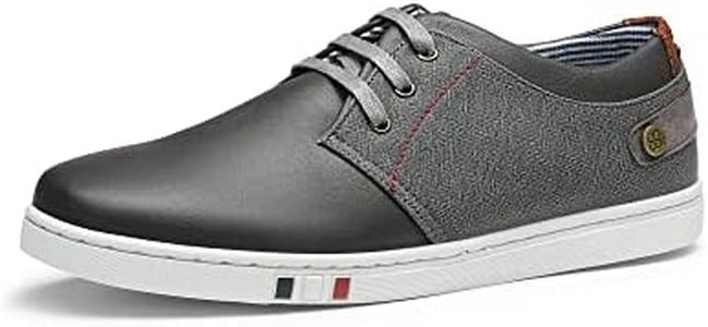 Bruno Marc Men's NY-03 Grey Fashion Oxfords Sneakers Business Classic Casual Dress Shoes Size 6.5 M US