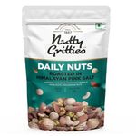 Nutty Gritties Daily Nuts with 5 Exotic Nuts Macadamias, Hazelnuts, Pistachio Kernels, Almonds, Cashews | Dry Roasted with Himalayan Pink Salt | Healthy Snack with Zero Oil, 200g