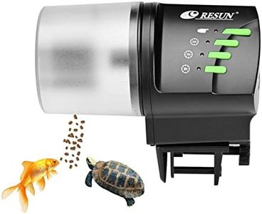 RESUN - Comedero automático para peces, dispensador automático de alimentos para peces, tanque de acuario, temporizador ajustable para vacaciones, fin de semana (AF2020)