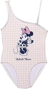 CERDÁ LIFE'S LITTLE MOMENTS Girls' Bañador Minnie Mouse Swimsuit, Pink and White, 6 Years