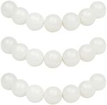 MJDCB Natural Round Stone Beads 4mm