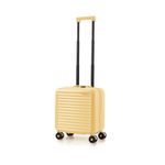 Samsonite Red TOIIS Blossom 43.5 Cms Polycarbonate Hard Sided 8 Wheel Spinner Rolling Tote Overnighter Luggage/Suitcase/Trolley Bag (Golden Haze) (Double Wheel), Yellow, 13.3 "Laptop