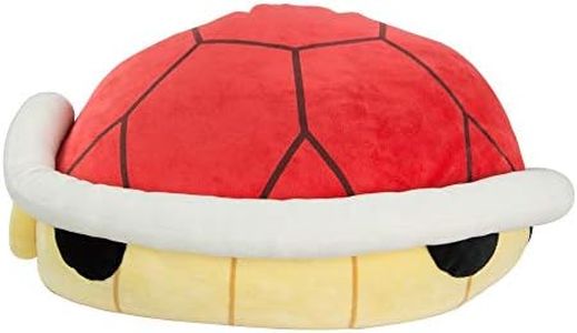 Club Mocchi Mocchi TOMY - Peluche Carapace Rouge Méga 40 cm de l'univers Nintendo Mario Kart. Super douce et idéale pour les collectionneurs ainsi que les filles et les garçons dès 3 ans. T12959