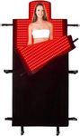 FUIART 2026 Upgraded Dual Wavelength LED Beads 660nm&850nm Red Light Therapy Blanket Full Body, Used to Face and Body Pain Relief Skin Health,Gifts for Women Men Mom Dad,75" x 34'' (Black)