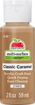 Apple Barrel 21981E Multi Surface Acrylic Paint, 2 oz, Classic Caramel