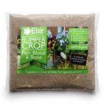 Elixir Gardens Bumper Crop Fish Blood & Bone Fertiliser | 25kg Bag | Treats over 350 sq.m