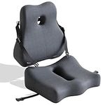 Lumbar Support Seat Cushion (2 Piec