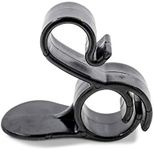 Camco RV Awning Valance Clips - Easily Hang Rope or Party Lights from Your RV's Awning Valance or Pop-Up Shelter - Includes a Pack of (10) Clips (42709)