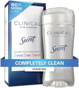 Secret Clinical Strength Clear Gel Women's Antiperspirant & Deodorant Completely Clean Scent 2.6 Ounce