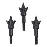 Allen Company Thrasher Small Game Arrow Head (Pack of 3), Black, 100 Grain