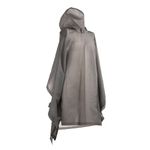 Totes Adult's Rain Poncho, Smoke, One Size