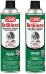 Aerosol CRC 05084 BRAKLEEN Brake Parts Cleaner - Non-Chlorinated 2 Pack2