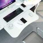 F FABOBJECTS® Desk Extender Tray,Keyboard Rest Desk Extender,Ergonomics Desk Extender Tray,Foldable Keyboard Drawer Tray,Computer Elbow Arm Support,for Typing,Perfect for Home Or Office