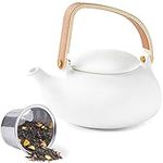 ZENS Teapot with Infuser,Matte Cera