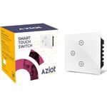 AZIOT SMART MODULAR 1 FAN REGULATOR TOUCH SWITCH - Glass (Not Acrylic): Elevate Your Home with Effortless Control (Fits in Anchor Roma Classic and similar plates) Not for BLDC fans