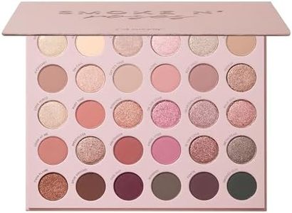 ColourPop Smoke N Roses Eyeshadow Palette - Rosey & Smokey Hues with Metallic and Matte Finishes - High-Pigment Eye Makeup with a Long-Wearing Formula (1.16 oz)