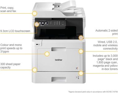 Brother Colour Laser Printer MFC-L8690CDW – Wireless All-in-One