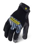 Ironclad Command Grip Work Gloves; Touch Screen Gloves Conductive Palm & Fingers, Extreme Grip, Durable, Performance Fit, Machine Washable, Sized S, M, L, XL, XXL (1 Pair)