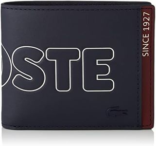 Lacoste Men's FG S 1927 Billford Marine Wallet, Marine 166 Pinot Farine, One Size