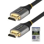 StarTech.com 6ft (2m) HDMI 2.1 Cable 8K - Certified Ultra High Speed HDMI Cable 48Gbps - 8K 60Hz/4K 120Hz HDR10+ eARC - Ultra HD 8K HDMI Cable - Monitor/TV/Display - Flexible TPE Jacket (HDMM21V2M)