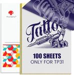 Phomemo TP31 Tattoo Transfer Paper Only For TP31 Tattoo Printer, 3.15" x 5.24" Transfer Paper, 100Pcs