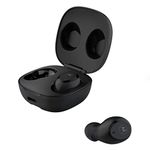 Motorola Moto Buds Charge - True Wireless Bluetooth Earbuds with Microphone - Lightweight, IPX5 Water Resistant, Touch-Control - Comfort Fit and Clear Sound - Includes Micro Charging Case - Black