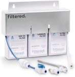 Inline Water Filter System for Refrigerators and Ice Makers - Easy Install & All Connections Included