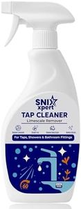 Snix Xpert Tap Cleaner 500ml - Limescale Hard Water Stain Remover, Powerful All Purpose Cleaner for Taps, Faucets, Showerheads, Sinks, Bathtub & Mirrors | Fast Action, Streak-Free Shine