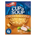 Batchelors Cup A Soup, 4 Chicken Noodle Instant Soup Sachets, 94 g Box (Pack of 1)