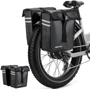 GAVTON 50L Waterproof Bike Pannier Bag �– Large Capacity Rear Rack Bag for Road, Mountain, and E-Bikes – Commuting & Touring Cycling Bag