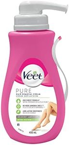 VEET® Pure, Hair Removal Cream, for Legs & Body, Dry Skin, Long Lasting Smoothness, 400 mL