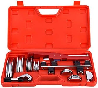 ICOOL Tubing Bender Kit Hand Tool 1/4 to 7/8 Inch for Soft Copper Aluminum HVAC Refrigeration System Maintenance, with Tube Cutter