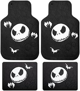 Plasticolor Set di 4 tappetini per auto, camion e SUV con disegno di ossa di Nightmare Before Christmas 001693ZX4