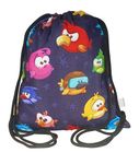 D&M Decor Theme Angry Bird Drawstring Sack Bag For Kids Birthday Return Gifts/School/Travel for All Age Group. Size 15"x13.5"