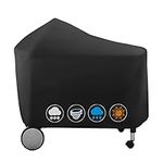 vchin Grill Cover Replacement for Weber 7152 Performer Deluxe 22 Inch Charcoal Grills,Waterproof Fade Resistant BBQ Cover(48.5L x 25.5W x 39.8H inch)