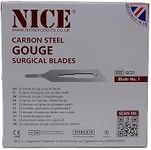 50 x NICE No.1 Gouge Sterile Carbon