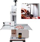 CGOLDENWALL 1100W Commercial Bone Sawing Machine Commercial Tabletop Bone Cutting Machine Stainless Steel Meat Chopping Machine for Cutting Fish Pig's hoof Beef Bone and Frozen Meat (220V)