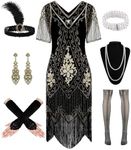 WILDPARTY 1920s Flapper Dress Sequi