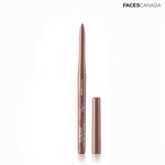 FACESCANADA Ultime Pro Matte Lip Definer - Nude Brown, 0.35G | Extremely Soft & Gliding | Anti-Feathering & Lightwear | High Coverage | Waterproof | Retractable Twist Format