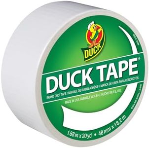 Duck Tape Brand Duct Tape Colours, 48 mm x 18 Meter, White, Single Roll