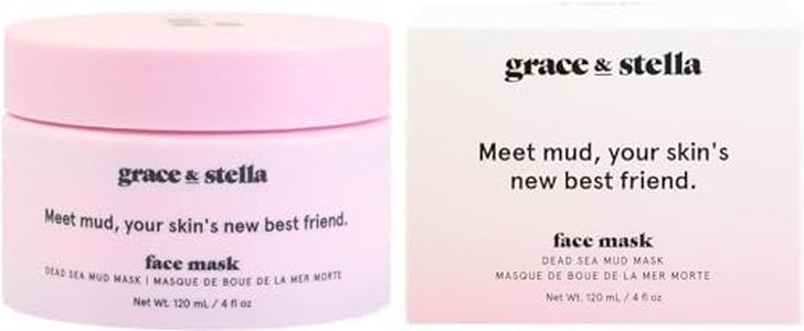 Dead Sea Mud Mask (120ml) - Vegan Detox Dead Sea Mask - Mud Masks For Face And Body Mask - Mud Face Mask For Oily Acne, Blackheads by grace and stella